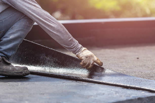 Professional Waterproofing technician working in Greenleaf, WI